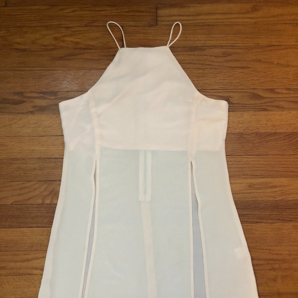 Sheer Pink Tank by Love + Love - Medium